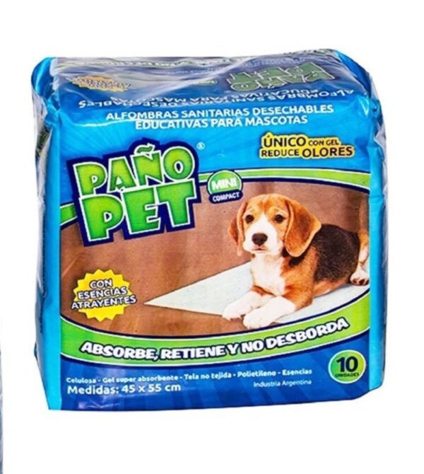 Paños Pañales Entrenamient Compact Mini 10 U Paño Pet® 45x55