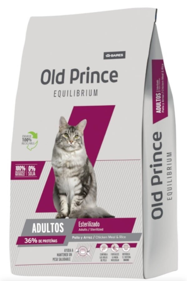 Old Prince Equilibrium Gatos Adultos Esterilizado