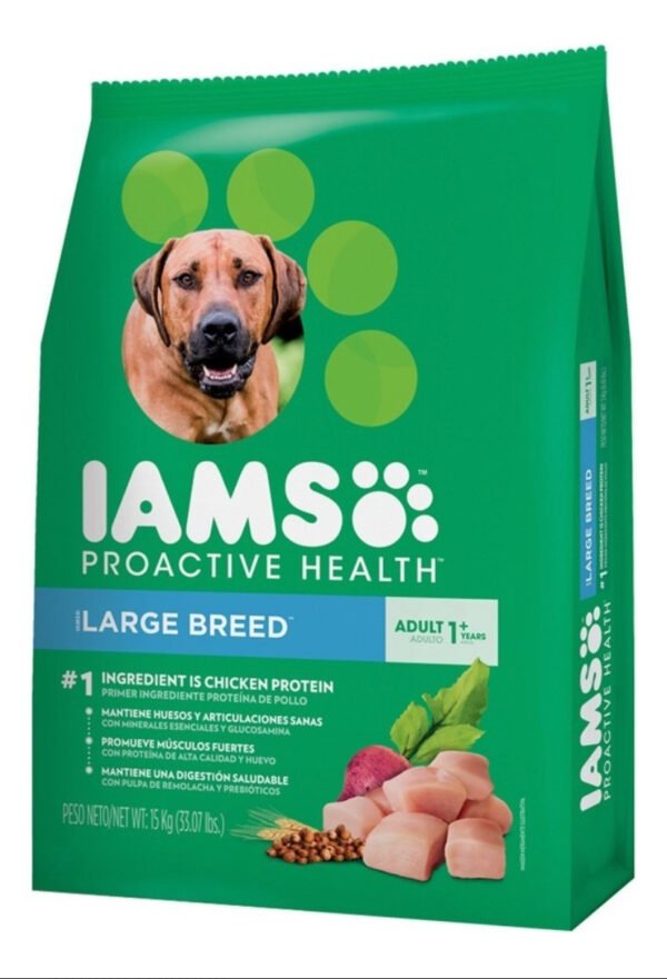 Iams Perros Adultos Razas Grandes sabor Pollo