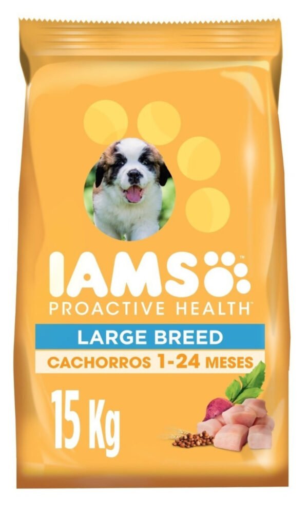 Iams Perro Cachorro Razas Grandes sabor Pollo