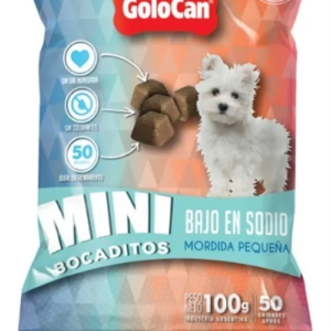 Golocan Mini Bocaditos Bajo en Sodio x 8 unidades