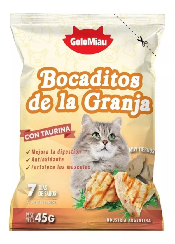 Golomiau Bocaditos de la Granja x 8 unidades 45gr