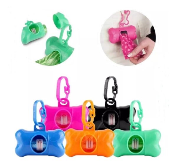 Huesito Porta Bolsitas Higiénicas Para Perro Con Bolsitas - Image 2